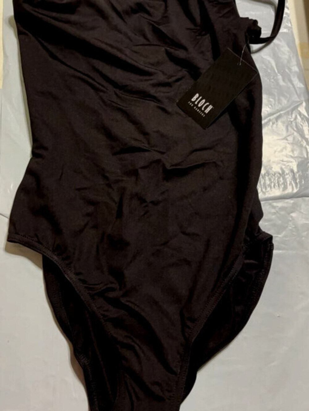 Bloch Black Camisole Leotard with Tag - Adult Dancewear Large